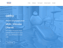 Tablet Screenshot of orto.cz